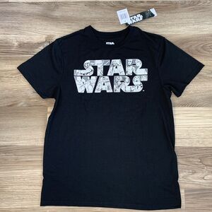 Disney Star Wars Black Graphic Tee Shirt Small S Sm StarWars Top New
